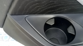 BMW X7 G07 19-22 Black rear right arch trim, wood insert with molding, scratches, scuffs, broken fastener