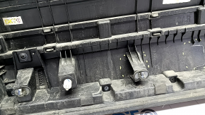 Lower rear right door trim Hyundai Ioniq 5 22-24 black, broken fasteners, worn