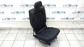 Rear seats, 2nd row, right, BMW X7 G07 19-22 with airbag, electric, heated, leather, black, dented, scratches