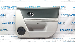 Hyundai Ioniq 5 22-24 front right door panel, green with gray, gray leather armrest, with handle, with window lift control, for cleaning
