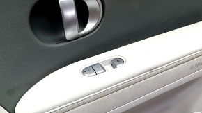 Hyundai Ioniq 5 22-24 front right door panel, green with gray, gray leather armrest, with handle, with window lift control, for cleaning