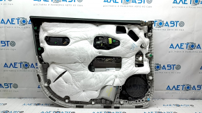 Hyundai Ioniq 5 22-24 front right door panel, green with gray, gray leather armrest, with handle, with window lift control, for cleaning