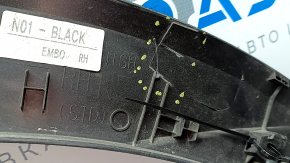 Front right fender arch trim for Hyundai Ioniq 5 22-24, black, worn, broken fasteners