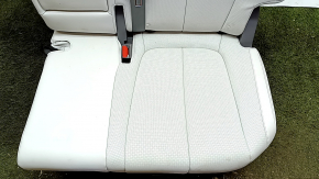Rear seats, 2nd row, left, Hyundai Ioniq 5 22-24, gray leather with perforation, one-piece headrest, with belt, with half-rest, for cleaning