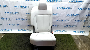 Rear row of seats, 2nd row, right Hyundai Ioniq 5 22-24, gray leather with perforation, one-piece headrest, for cleaning