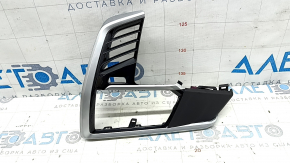 Left front panel trim for BMW X7 G07 19-22 black wood/bronze, with backlight, broken mount, broken mounts, scratches