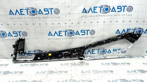 Right front panel trim for BMW X7 G07 19-22, black wood/bronze, with backlight, broken mount, scratches