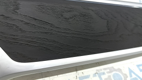Right front panel trim for BMW X7 G07 19-22, black wood/bronze, with backlight, broken mount, scratches