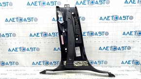 BMW X7 G07 19-22 Black lower right center pillar trim, scratches