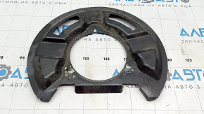 The rear left brake disc cover of a Hyundai Ioniq 5 22-24 is torn.