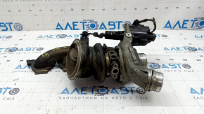 Turbocharger assembly with manifold BMW 5 G30 17-22 2.0T, 530e hybrid, 61k, burned out