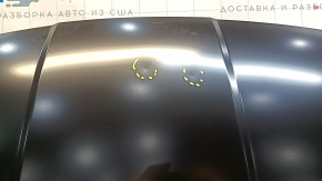 The bare hood of the Hyundai Elantra AD 19-20 steel, with bumpers
