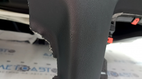 BMW X7 G07 19-22 dashboard without AIRBAG, black, with tears, needs re-upholstery, needs cleaning, cracks, pressed