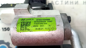 Hyundai Ioniq 5 22-24 air conditioner heater valve with tube and bracket, broken housing