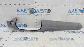 Right upper front panel trim for Jeep Compass 22-25, gray cloth, for cleaning