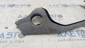 Right upper front panel trim for Jeep Compass 22-25, gray cloth, for cleaning