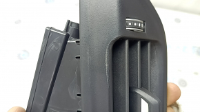 Left B-pillar air duct deflector BMW X7 G07 19-25 Black, worn
