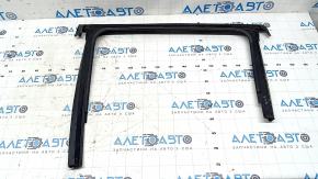 Upper rear right door molding for Jeep Compass 17-24 chrome with glass seal