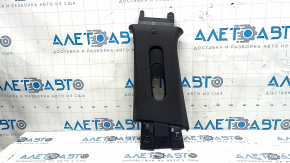 Left upper center pillar trim for a Jeep Compass 19-25, black, with cap, worn, scratched