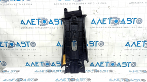 Left upper center pillar trim for a Jeep Compass 19-25, black, with cap, worn, scratched