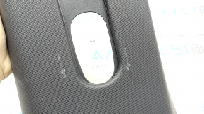 Left upper center pillar trim for a Jeep Compass 19-25, black, with cap, worn, scratched