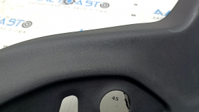 Left side driver's seat trim for a Jeep Compass 17-25, black, electrically powered, scratches, worn, dented mount