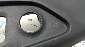 Left side driver's seat trim for a Jeep Compass 17-25, black, electrically powered, scratches, worn, dented mount