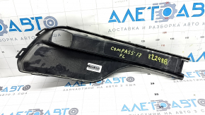 Left bumper grille for Jeep Compass 22-25, structure for LED fog lights, dents, scratches