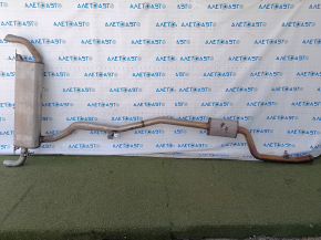 Exhaust pipe with barrel for BMW X7 G07 19-22 3.0T with throttle body, dented barrel and resonator