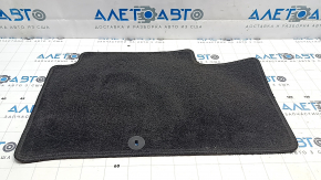Rear left interior mat for Hyundai Ioniq 5 22-24, black cloth