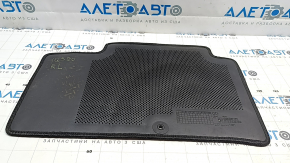 Rear left interior mat for Hyundai Ioniq 5 22-24, black cloth