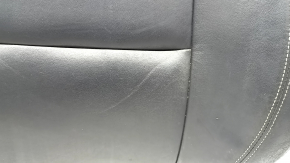 Upper passenger seat trim for a Jeep Grand Cherokee WK2 16-17, black leather, heated, dents, scratches, needs cleaning