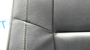 Upper passenger seat trim for a Jeep Grand Cherokee WK2 16-17, black leather, heated, dents, scratches, needs cleaning