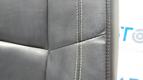 Upper passenger seat trim for a Jeep Grand Cherokee WK2 16-17, black leather, heated, dents, scratches, needs cleaning