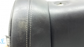 Upper passenger seat trim for a Jeep Grand Cherokee WK2 16-17, black leather, heated, dents, scratches, needs cleaning