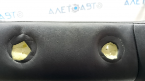 Upper passenger seat trim for a Jeep Grand Cherokee WK2 16-17, black leather, heated, dents, scratches, needs cleaning