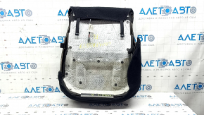 Driver's seat lower trim for a Jeep Compass 23, black leather with perforations and brown stitching, heated, dents, needs cleaning