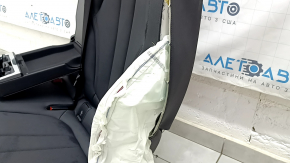 Rear seats, 2nd row, left, BMW X7 G07 19-22, without airbag, electric, heated, leather, black, with seat belt, shot, dented