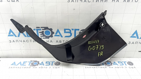 BMW X7 G07 19-25 Black, right lower front pillar trim, scratched