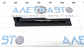 Upper trim panel door card rear left BMW X7 G07 19-22 under the curtain, black Schwarz leather, rear