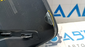 Left front bumper grille for Audi Q7 16-19, chrome, for parking sensors without radar, broken mount, broken mount