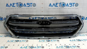 Ford Escape MK3 17-19 grille, black with chrome, no emblem, broken guide