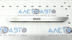 Front right door sill insert for BMW X7 G07 19-24, chrome with backlight, scratches, dents