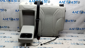 Rear seat, 2nd row, upper left, Ford Mustang Mach-E 21-23, without airbag, gray leather, with belt, with armrest