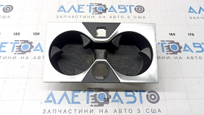 Cup holder for the center console of the BMW X7 G07 19-22, black with chrome, worn
