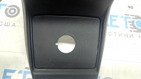 Jeep Compass 22-25 rear center console trim, black, glossy, scratches