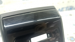 Jeep Compass 22-25 rear center console trim, black, glossy, scratches
