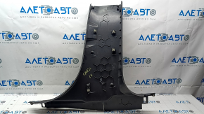 Ford Mustang Mach-E 21-23 black, worn center pillar trim, lower left