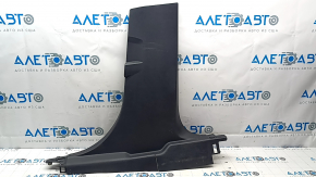Ford Mustang Mach-E 21-23 black, worn center pillar trim, lower right