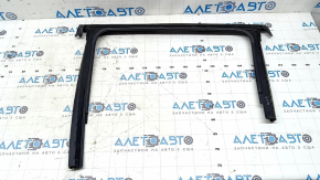 Upper rear right door molding Jeep Compass 17-24 chrome with glass seal